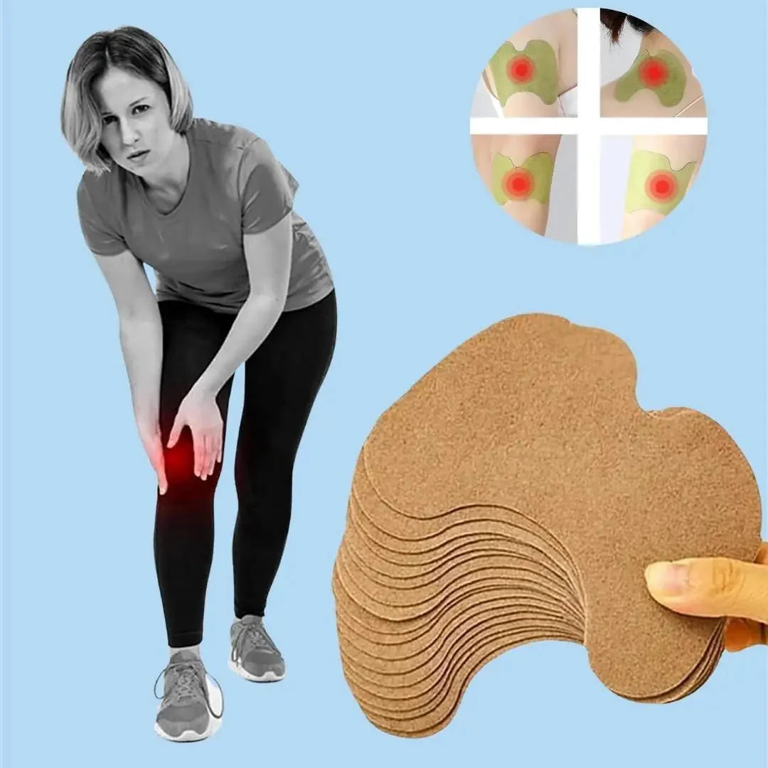 🌿 Herbal Knee Pain Relief Patches – Natural Pain Relief (Pack of 10)🌿