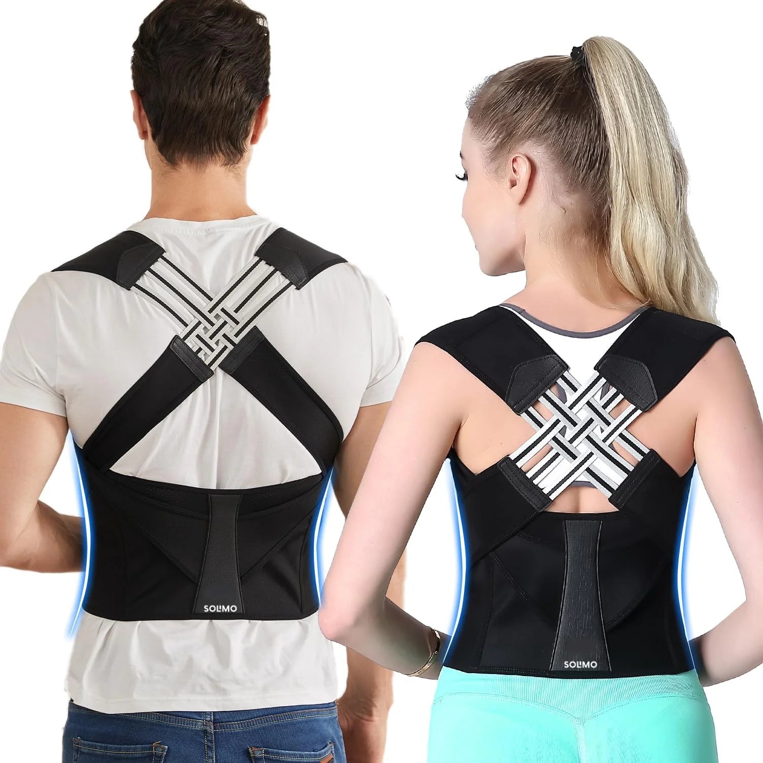 🧍‍♂️ Premium Posture Support Belt | Soft, Adjustable, and Easy to Use 🧍