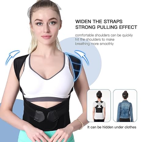 🧍‍♂️ Premium Posture Support Belt | Soft, Adjustable, and Easy to Use 🧍
