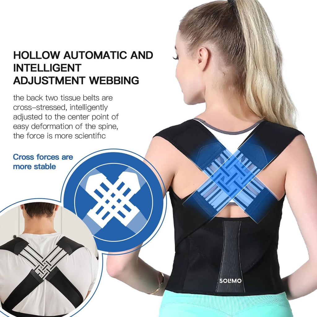 🧍‍♂️ Premium Posture Support Belt | Soft, Adjustable, and Easy to Use 🧍