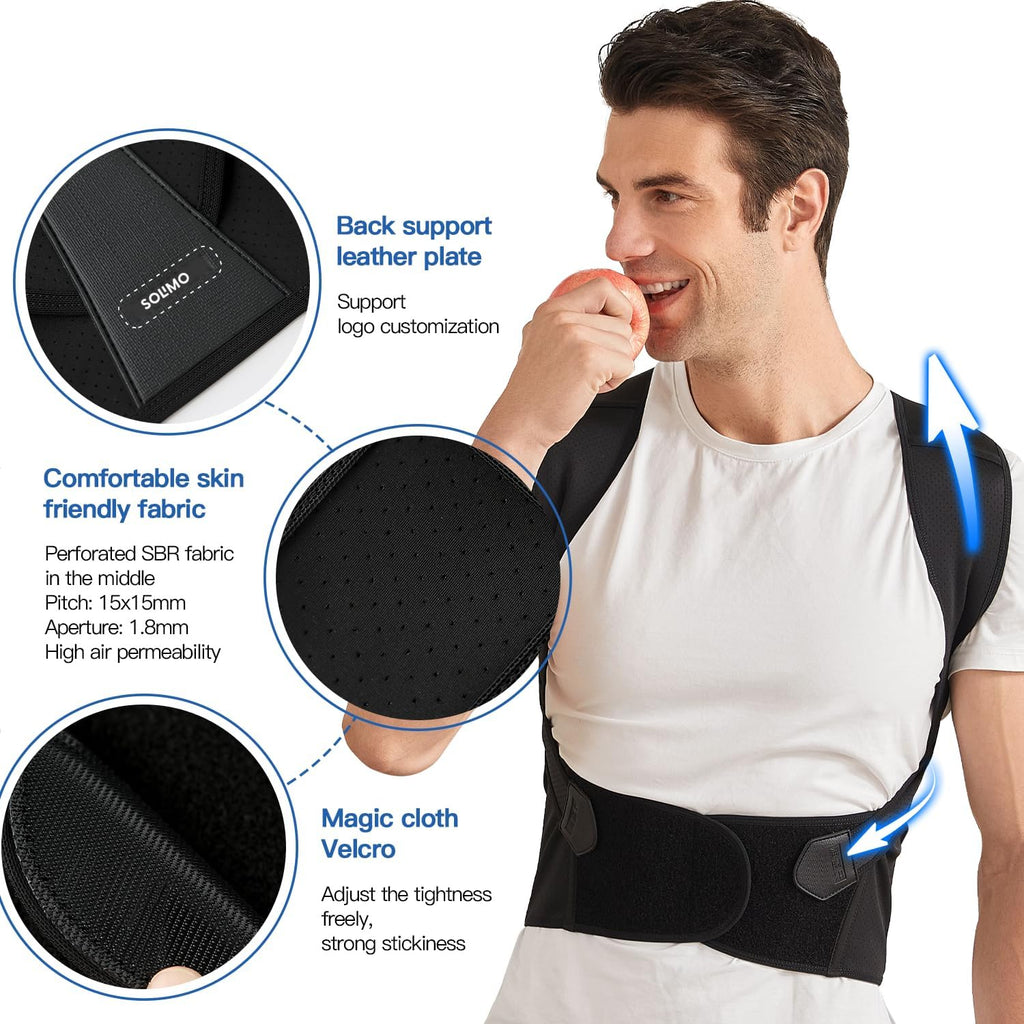 🧍‍♂️ Premium Posture Support Belt | Soft, Adjustable, and Easy to Use 🧍